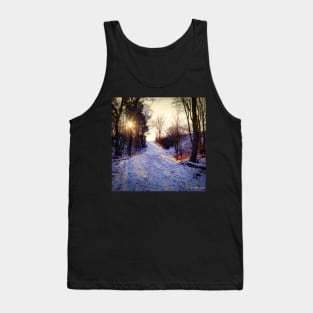 Sunset At The Entrance To Hemlock Ravine Park Tank Top